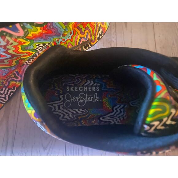 Skechers x Jen Stark Multicolor Psychedelic Art Sneakers Women’s 11 - Picture 2 of 9